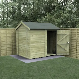 Forest Garden Timberdale 8x6 Reverse Apex Shed No Window