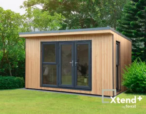 Forest Garden Xtend 4.0  Double Door & Two 1/2 Opening Windows