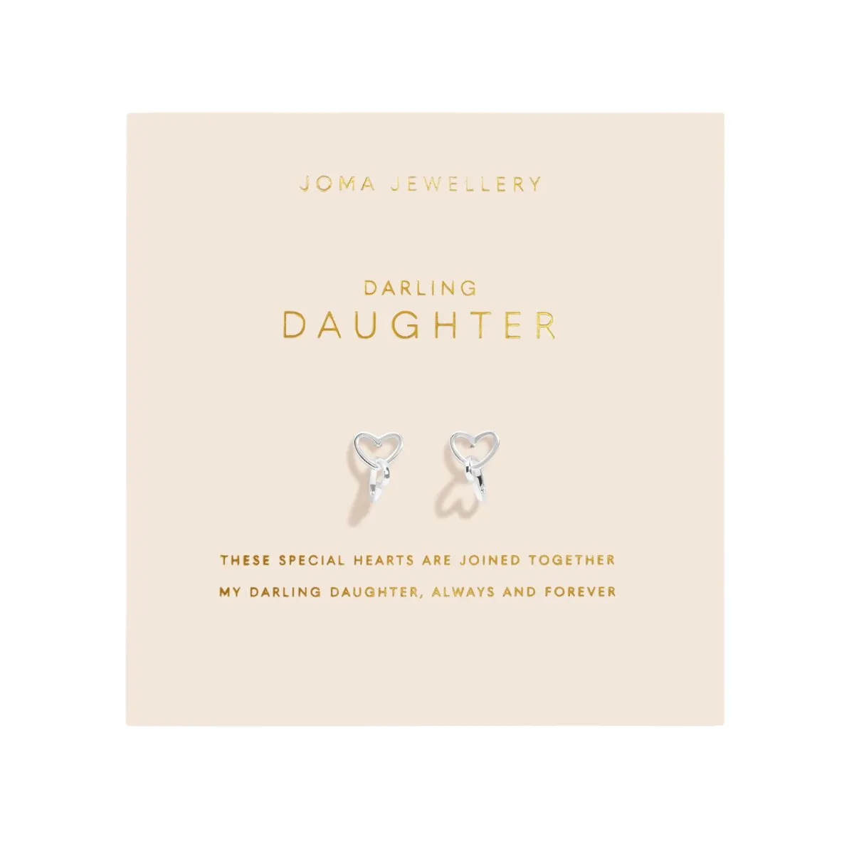 Forever Yours 'Darling Daughter' Earrings | Silver Plated