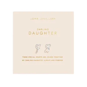 Forever Yours 'Darling Daughter' Earrings | Silver Plated