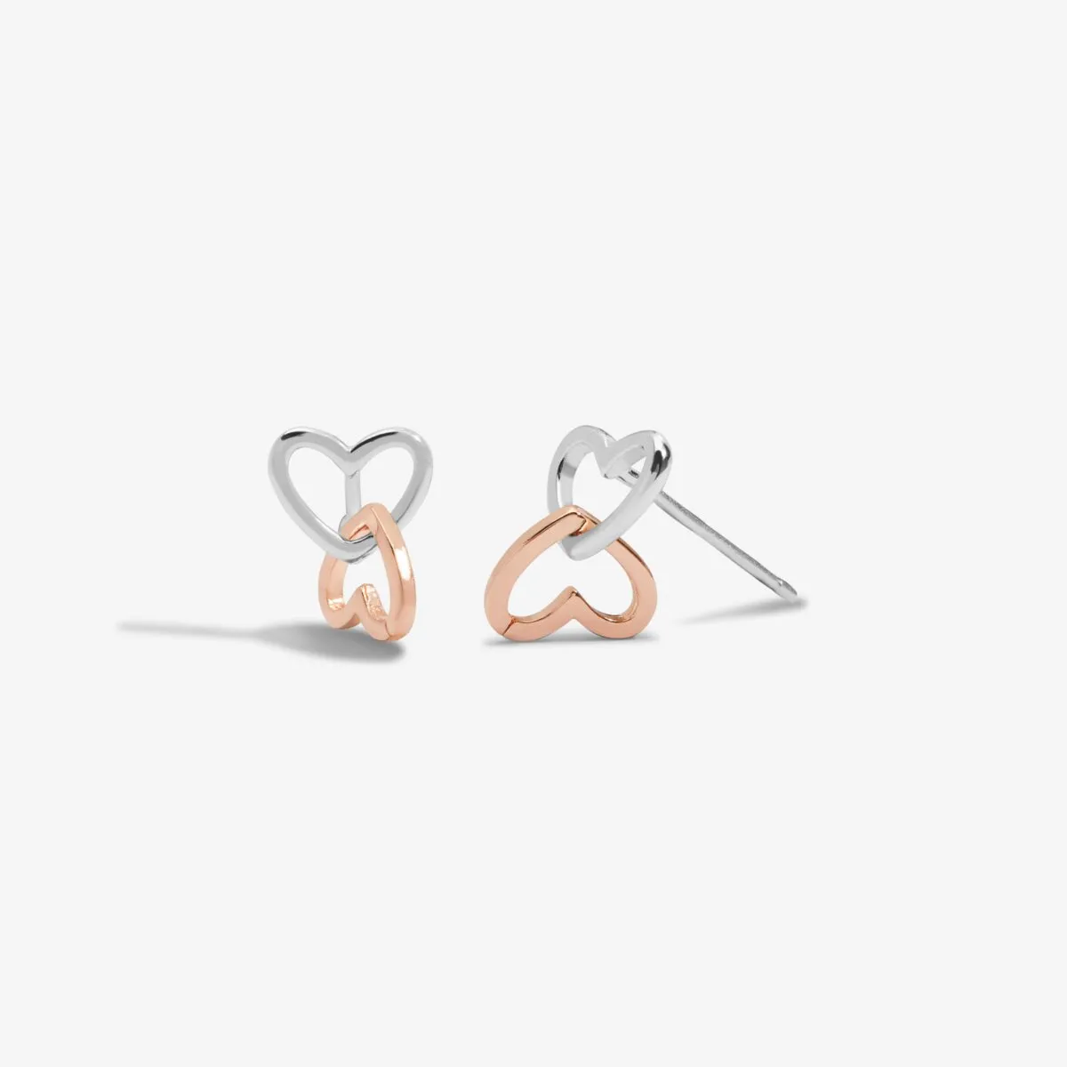 Forever Yours 'Fabulous Friend' Earrings | Silver & Rose Gold Plated