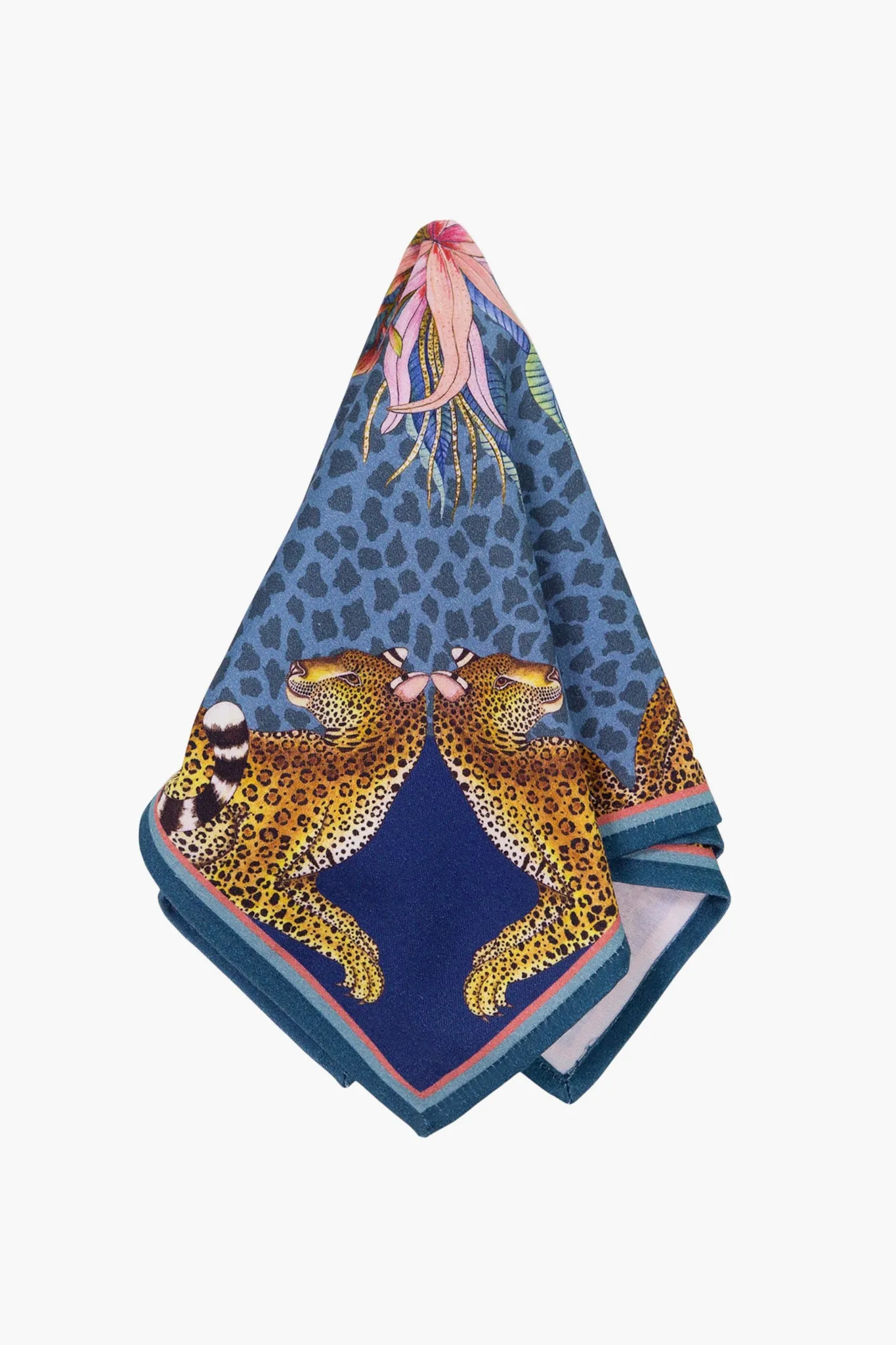 Frost Leopard Lily Napkins (Set of 2)