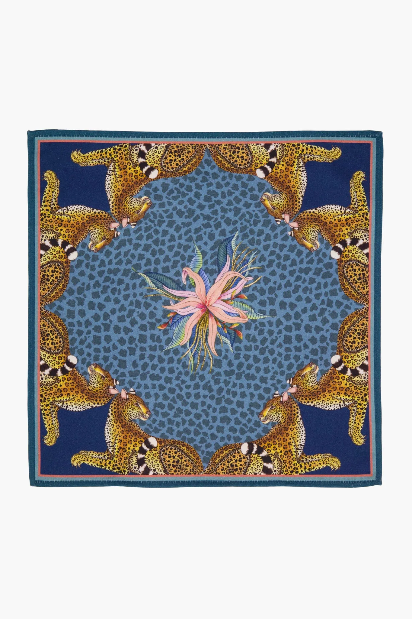 Frost Leopard Lily Napkins (Set of 2)