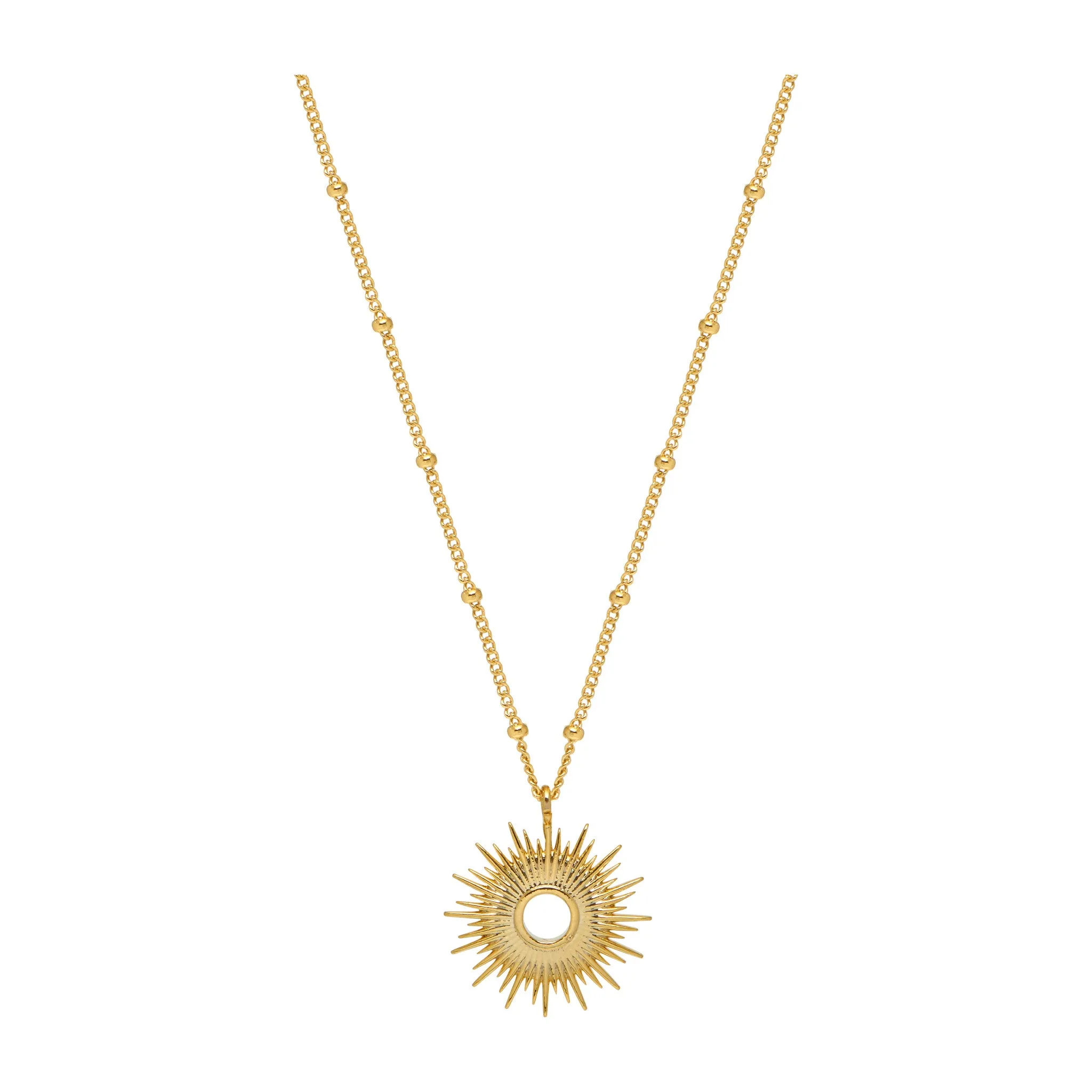 Full Sunburst Necklace | Daydream Believer | Gold Plated