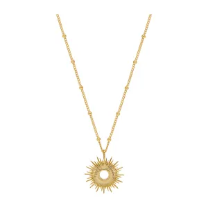 Full Sunburst Necklace | Daydream Believer | Gold Plated