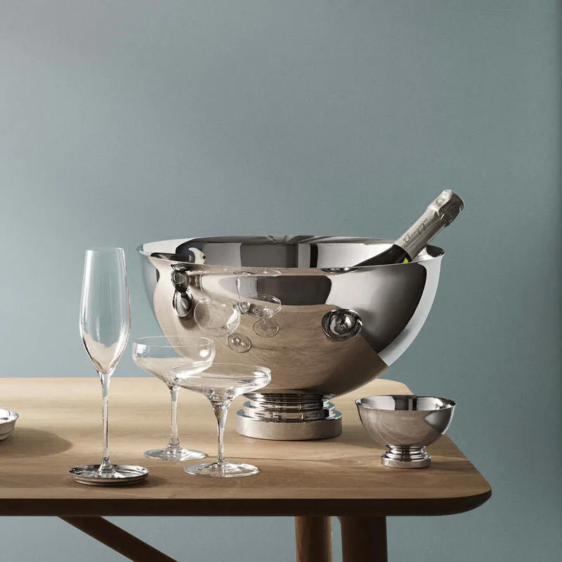 Georg Jensen | Manhattan Champagne Bowl in Polished Stainless Steel