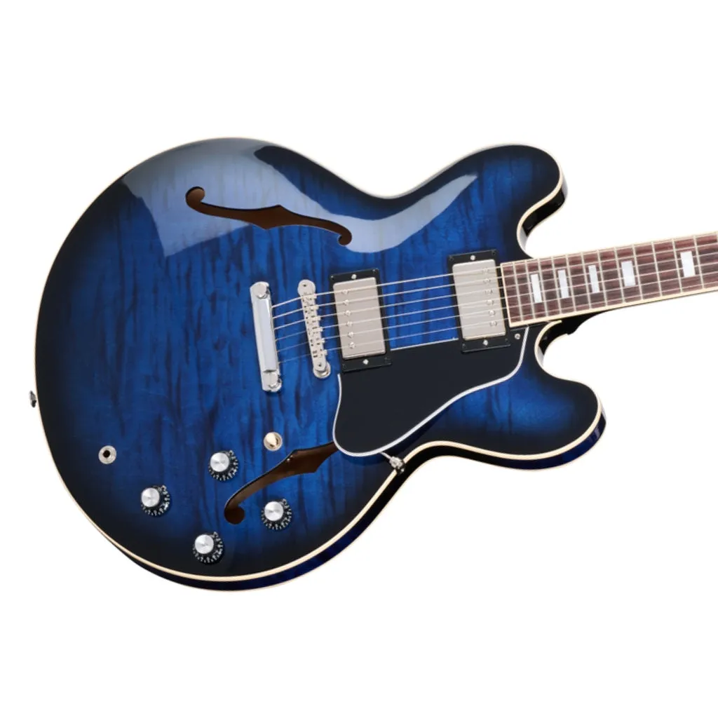 Gibson ES-335 Figured Semi-Hollowbody Electric Guitar - Deep Ocean Burst