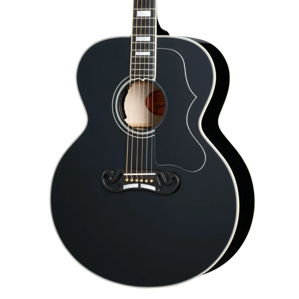 Gibson SJ200 Custom Ebony Acoustic Guitar