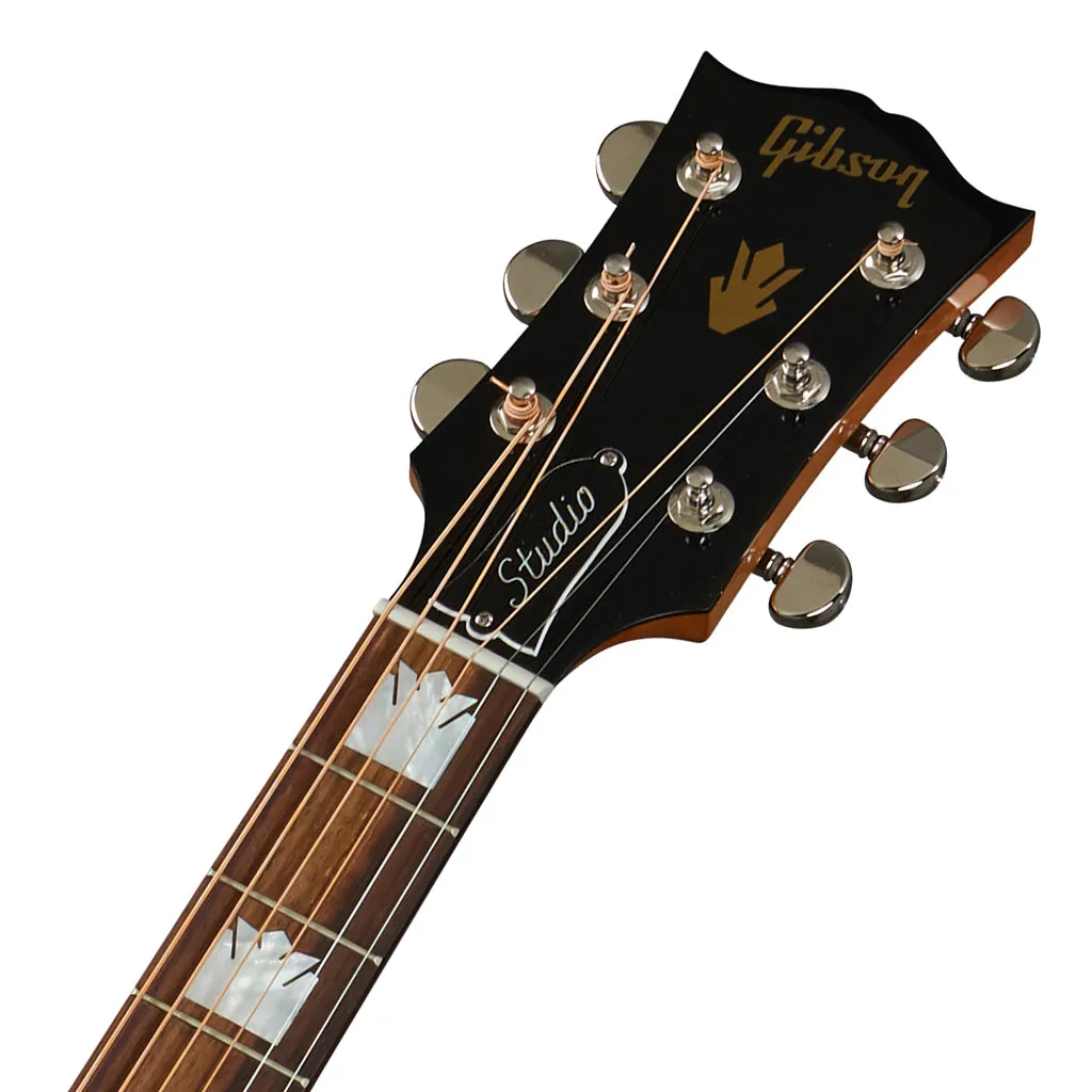 Gibson SJ200 Studio Acoustic Guitar - Rosewood Burst - Rosewood Fretboard