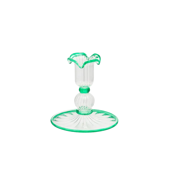 Green Jane Candle Holder