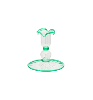 Green Jane Candle Holder