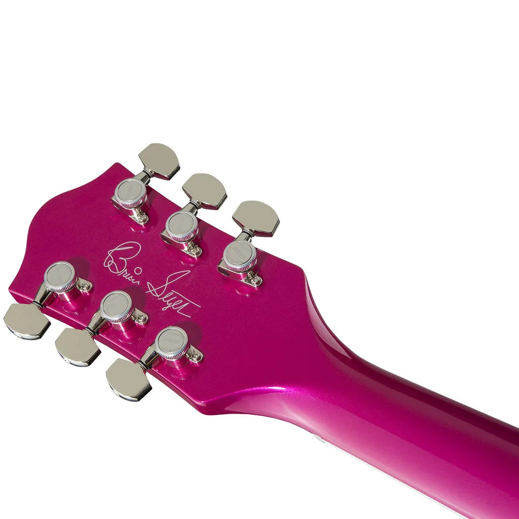 Grestch G6120T-HR Brian Setzer Signature Hot Rod Hollow Body with Bigsby - Rosewood Fingerboard - Candy Magenta