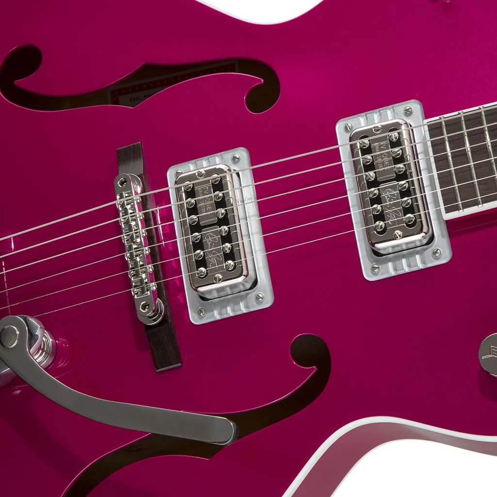 Grestch G6120T-HR Brian Setzer Signature Hot Rod Hollow Body with Bigsby - Rosewood Fingerboard - Candy Magenta
