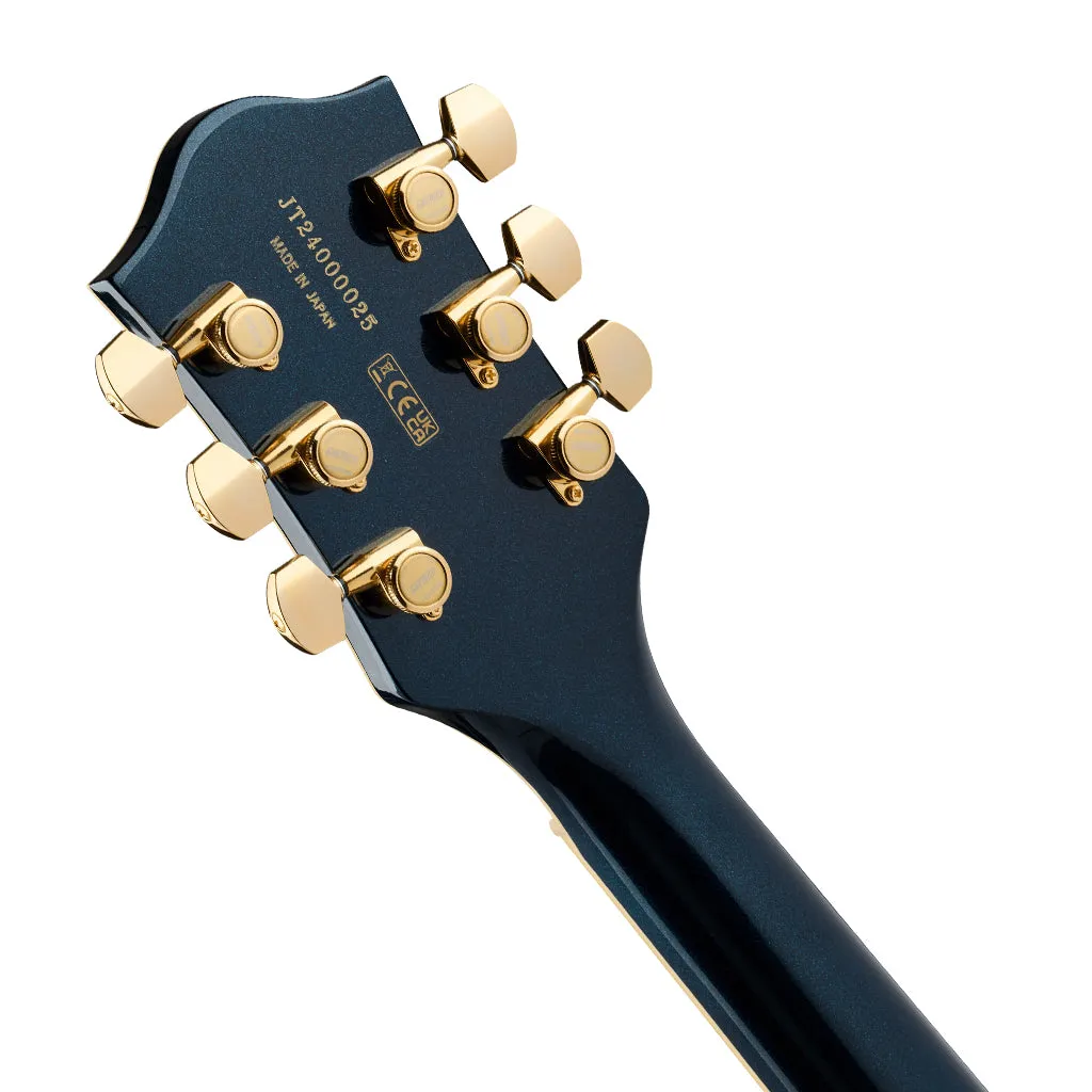 Gretsch Broadkaster Jr LX Center Block with String Thru Bigsby Ebony Fingerboard Midnight Sapphire