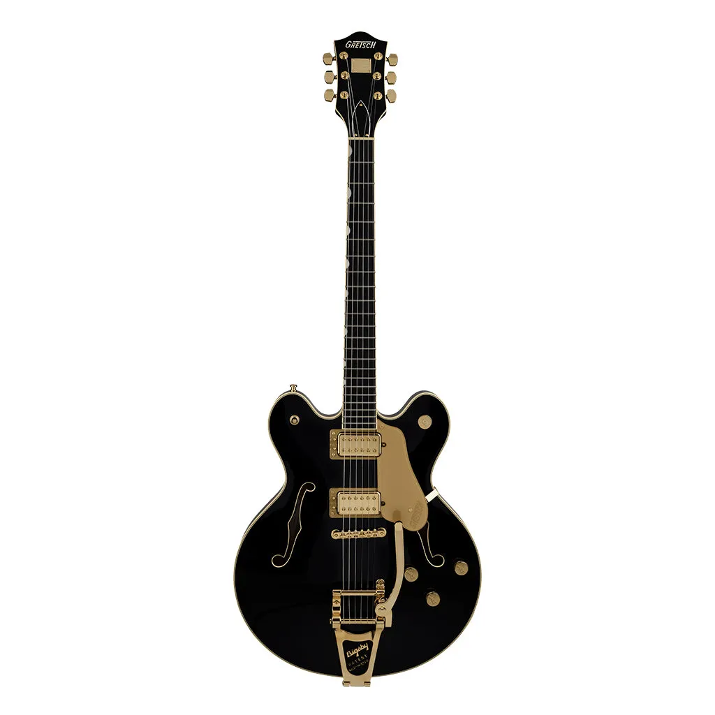 Gretsch Broadkaster LX Center Block with String Thru Bigsby Ebony Fingerboard Black