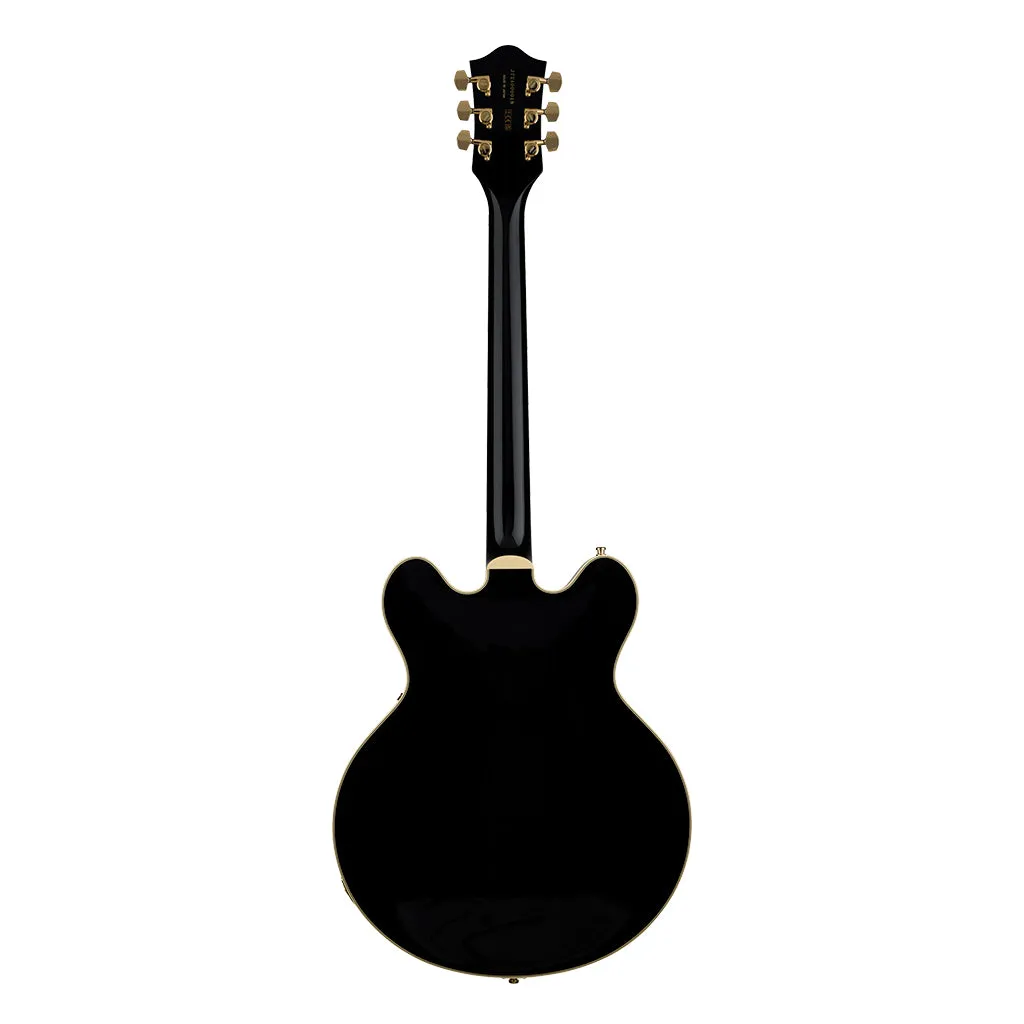 Gretsch Broadkaster LX Center Block with String Thru Bigsby Ebony Fingerboard Black
