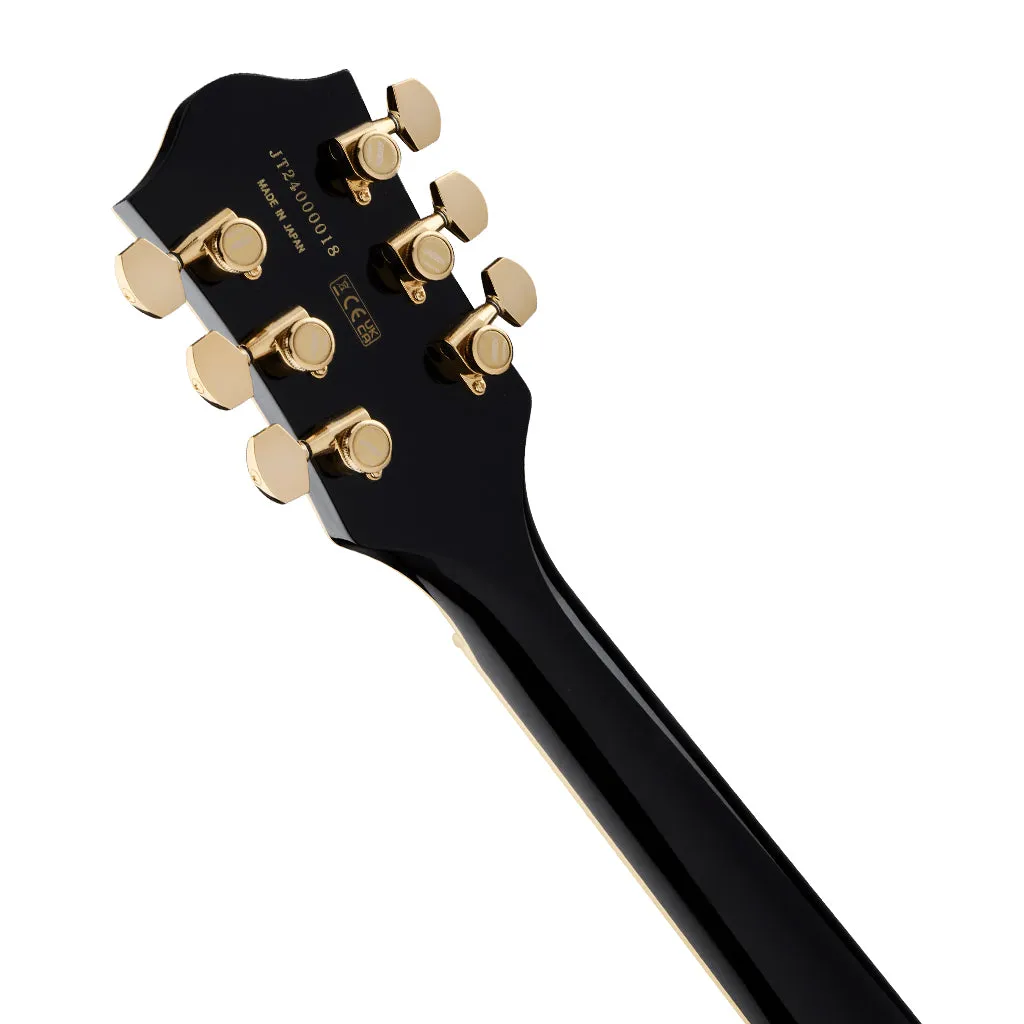 Gretsch Broadkaster LX Center Block with String Thru Bigsby Ebony Fingerboard Black