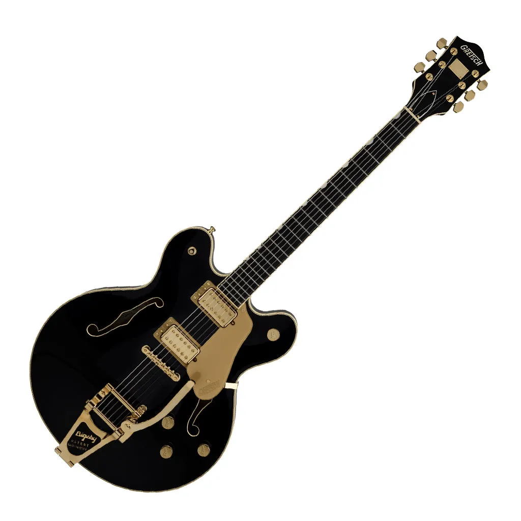 Gretsch Broadkaster LX Center Block with String Thru Bigsby Ebony Fingerboard Black