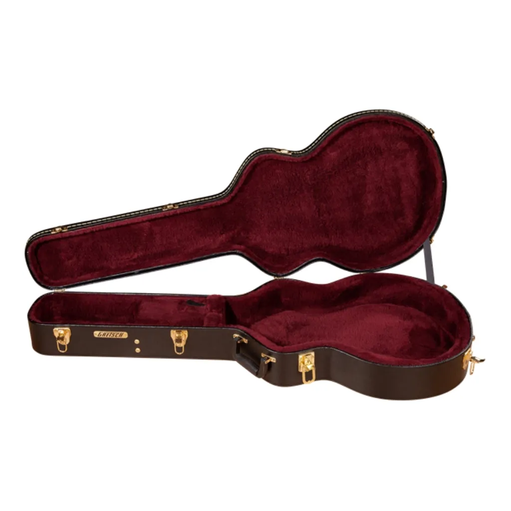 Gretsch Falcon Hollow Body Ebony Fingerboard with String Thru Bigsby and Gold Hardware - Cerulean Smoke
