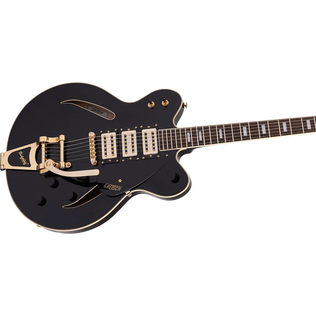 Gretsch G2627TG Streamliner Center Block with Bigsby and Gold Hardware, Laurel Fingerboard, Black