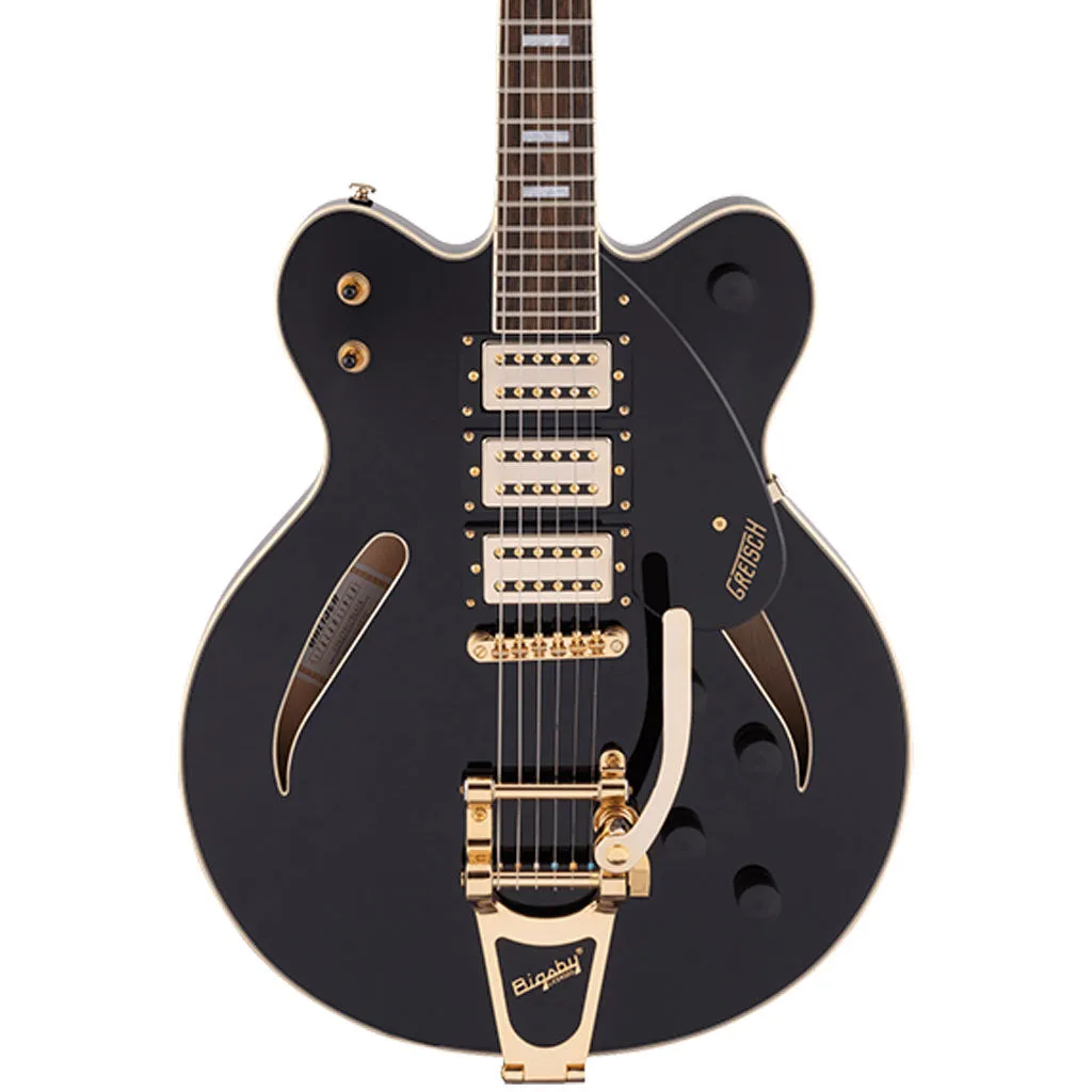 Gretsch G2627TG Streamliner Center Block with Bigsby and Gold Hardware, Laurel Fingerboard, Black