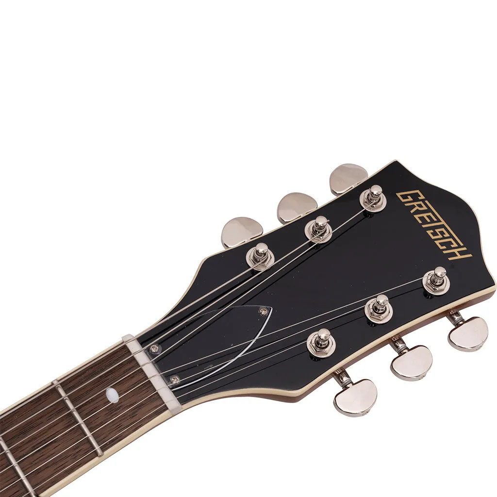 Gretsch - G2655T-P90 Streamliner Center Block Jr. Double-Cut P90 with Bigsby - Laurel Fingerboard - Two-Tone Midnight Sapphire and Vintage Mahogany Stain