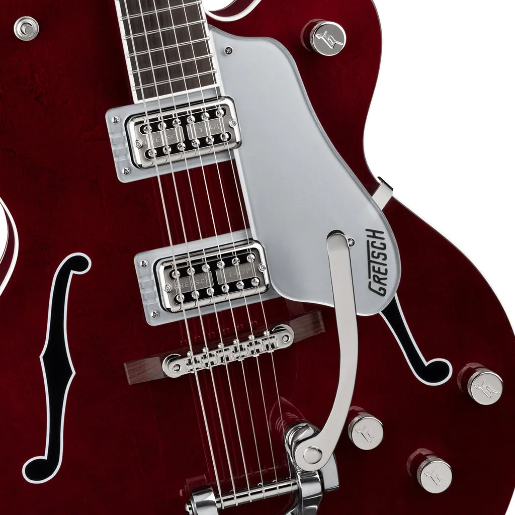 Gretsch - G6119T-ET Players Edition Tennessee Rose Electrotone Hollow Body with String-Thru Bigsby - Dark Cherry Stain