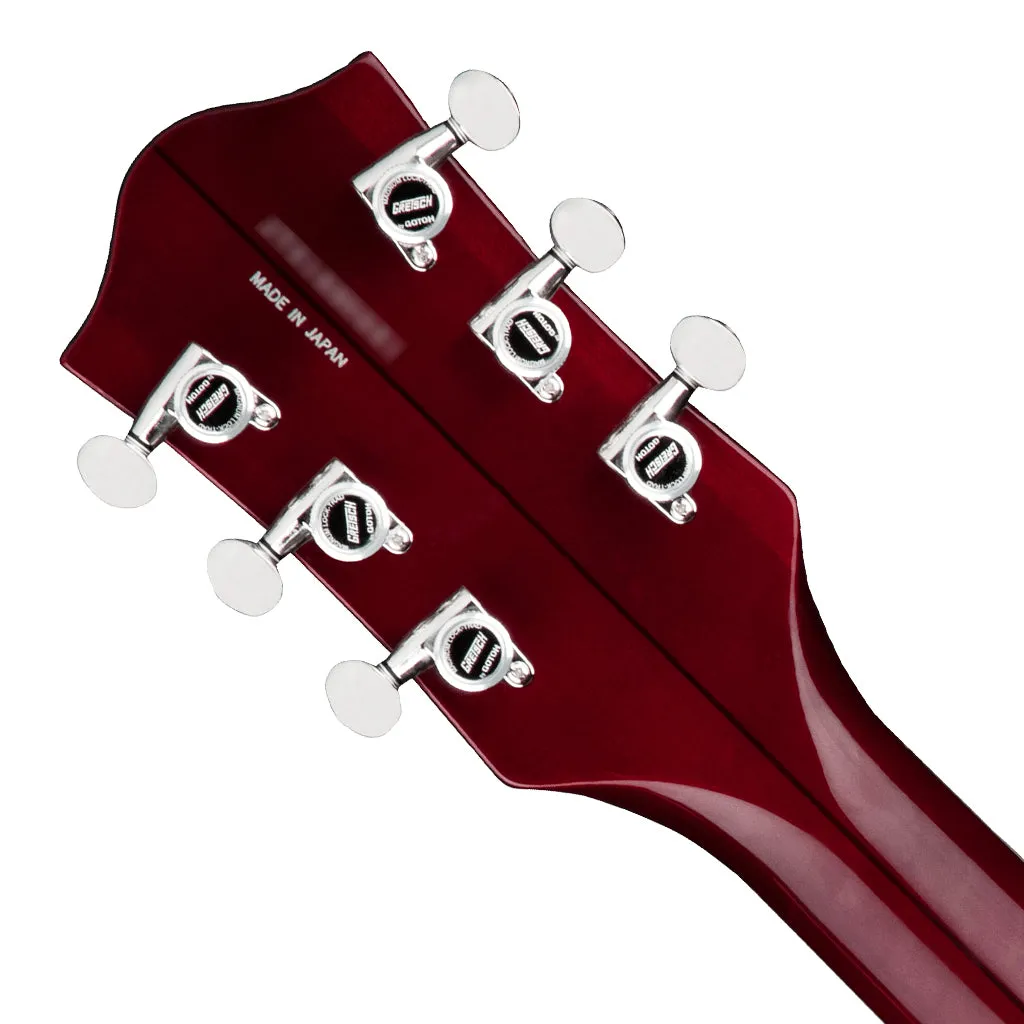 Gretsch - G6119T-ET Players Edition Tennessee Rose Electrotone Hollow Body with String-Thru Bigsby - Dark Cherry Stain