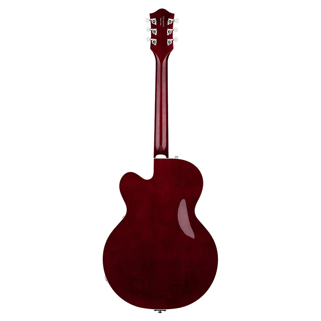 Gretsch - G6119T-ET Players Edition Tennessee Rose Electrotone Hollow Body with String-Thru Bigsby - Dark Cherry Stain