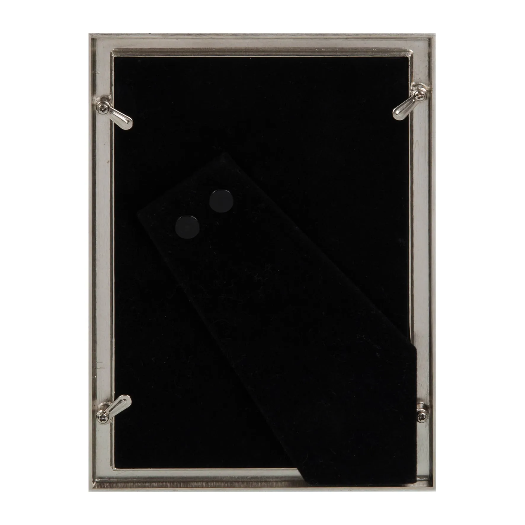 Grey Nickel Plated Faux Shagreen Photo Frame | 4 x 6"