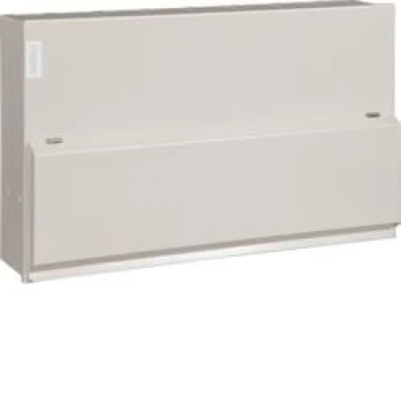 Hager VML112SPDRK 12 Way 100A Metal CU Rnd KO   SPD