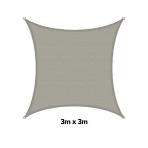 H&G Shade Sail Square Sandstone, 3x3m