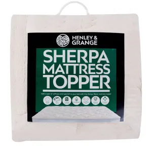 H&G Sherpa Mattress Topper, Single
