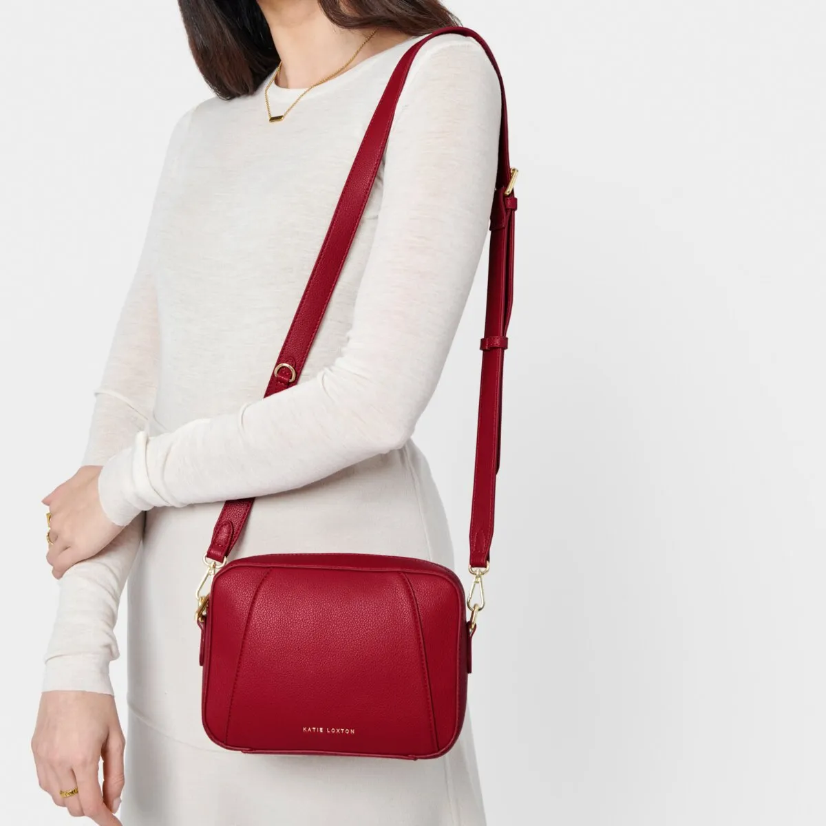 Hana Crossbody Bag | Garnet Red