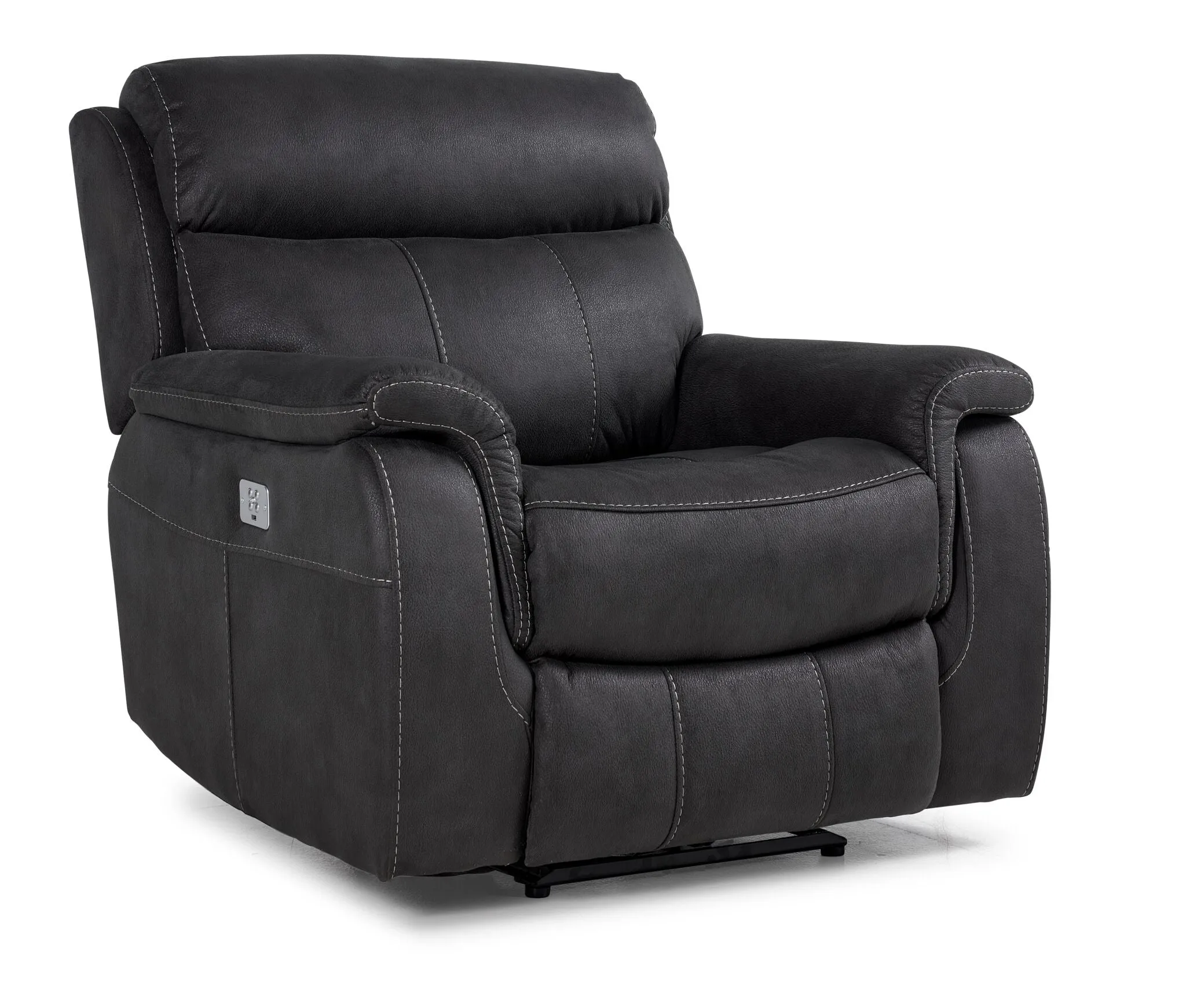Haven Dual Power Reclining Sofa, Loveseat and Recliner Set - Grey