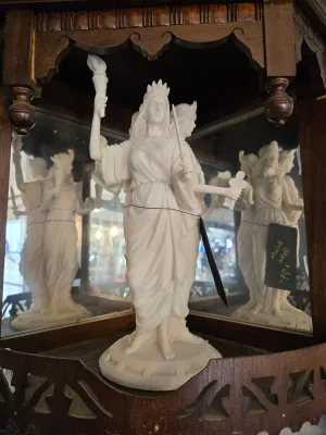 Hekate Alabaster Triple Goddess Statue