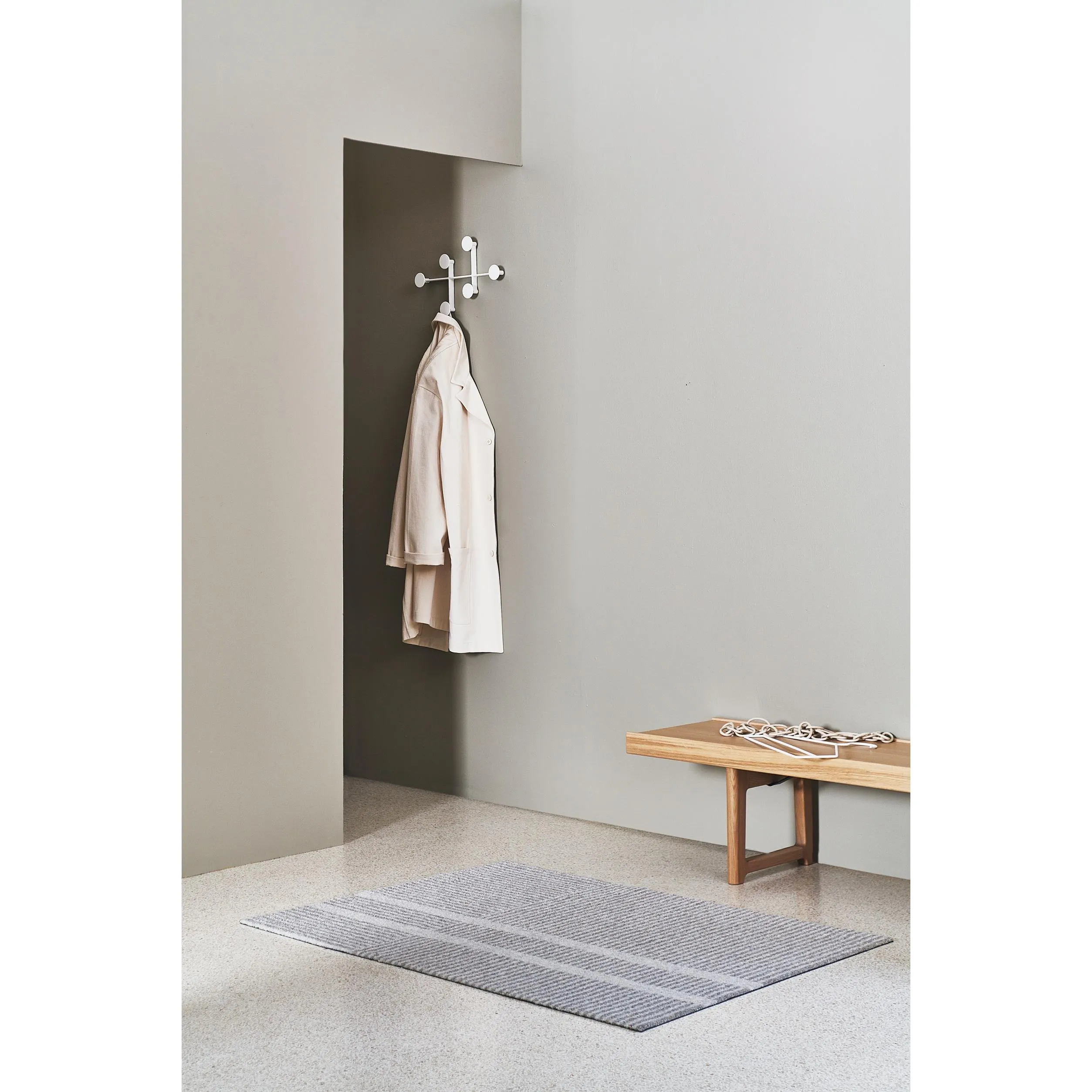 Heymat Doormat Løype Breezy Beige, 85x115cm