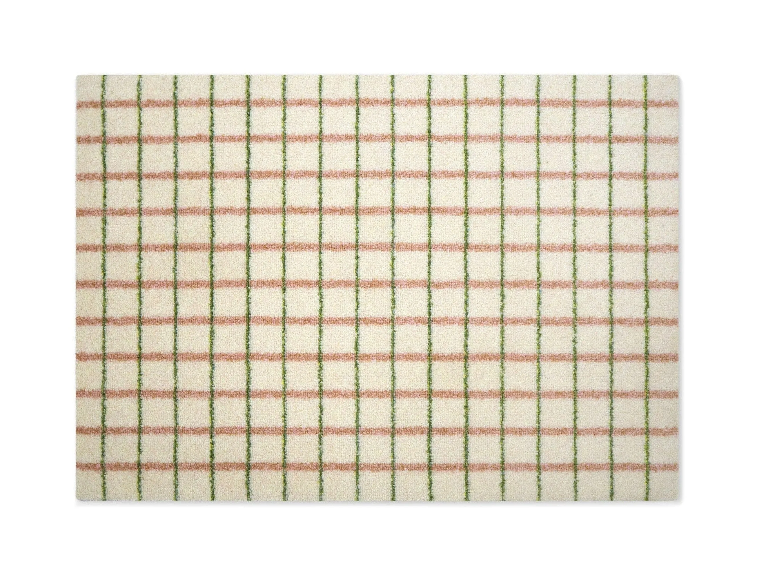 Heymat Grid Doormat Lime Candycane, 85x115 Cm