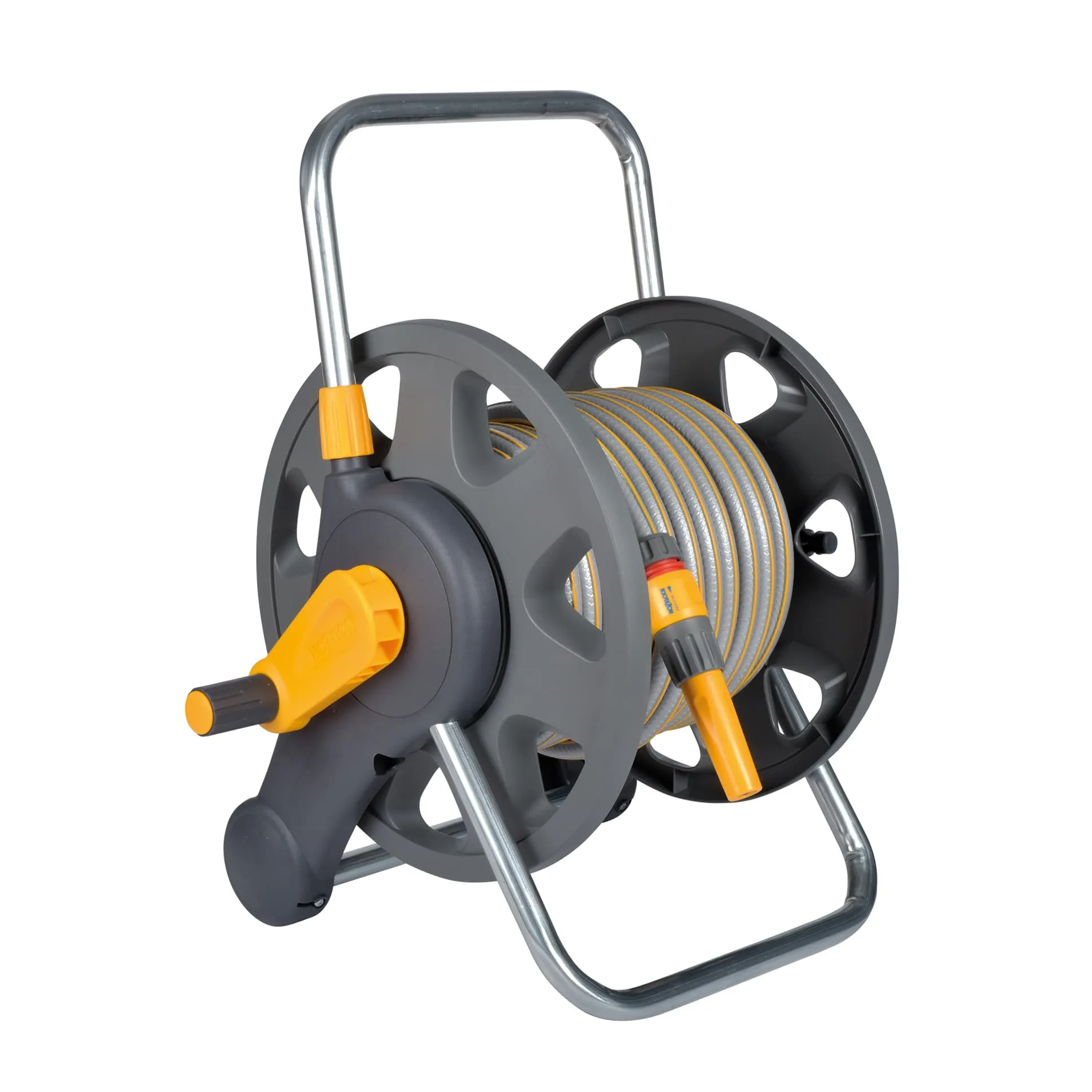 Hozelock Assembled Hose Reel 45m & Hose 25m 2431