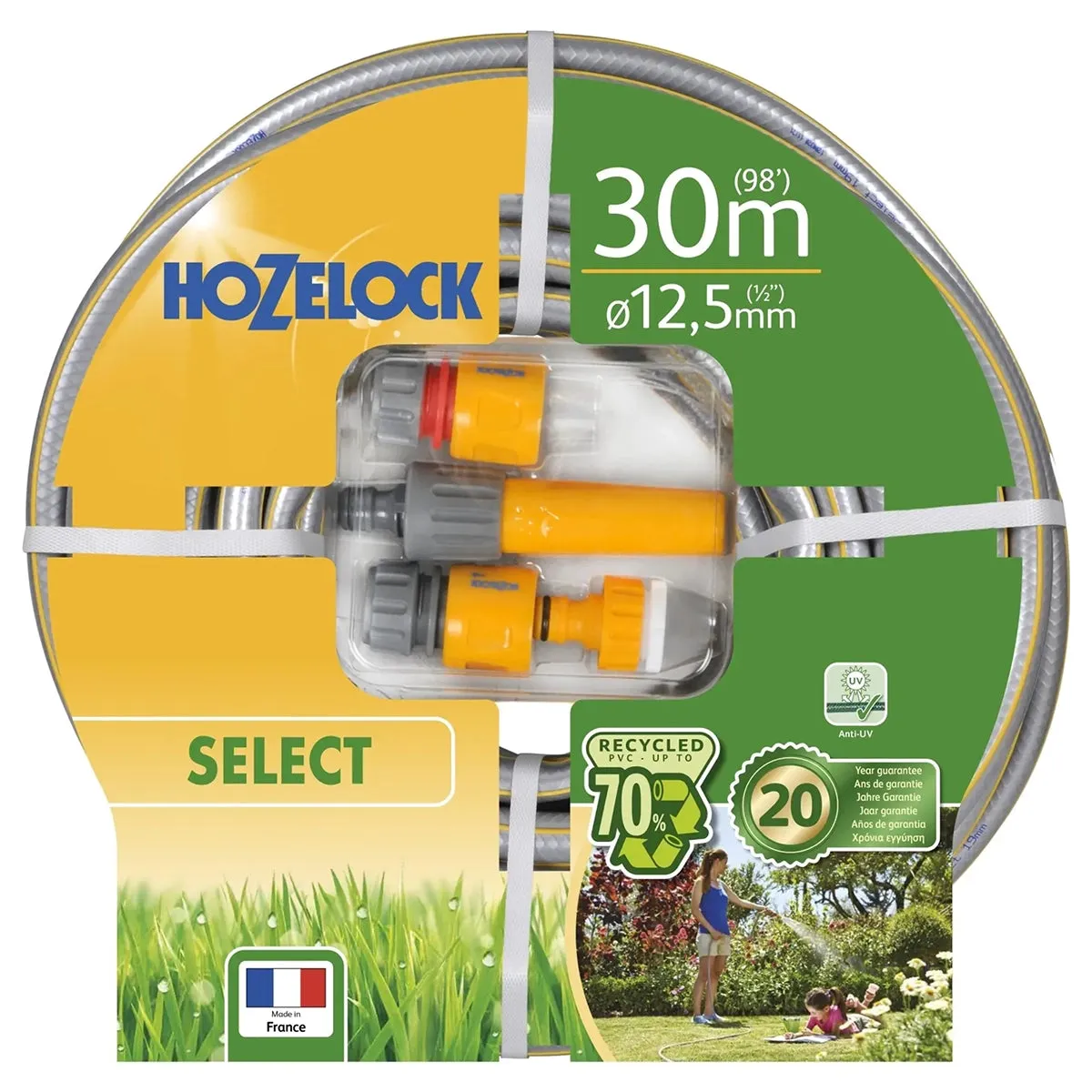 Hozelock Select Hose and Fittings Set 30m