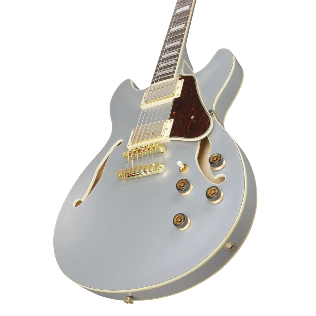 Ibanez AS73G Electric Guitar - Moonstone Silver Flat