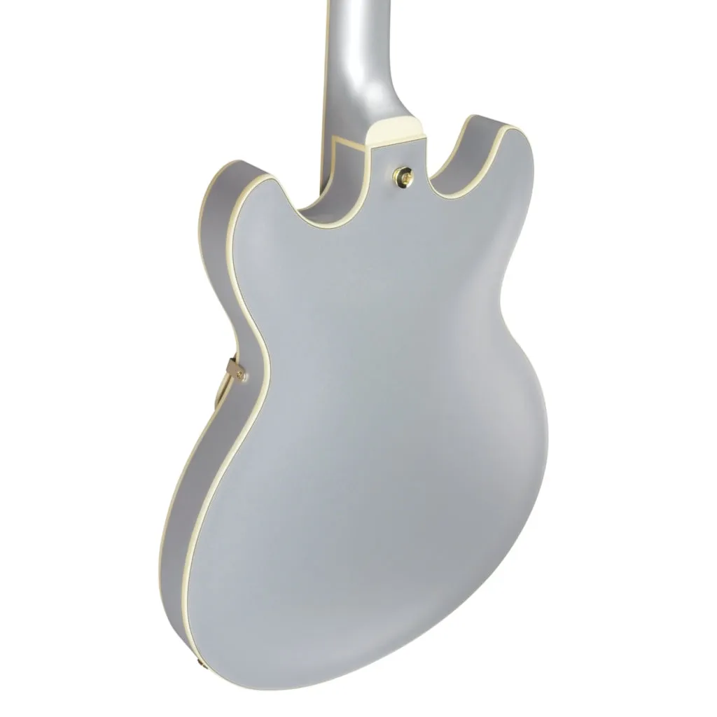 Ibanez AS73G Electric Guitar - Moonstone Silver Flat