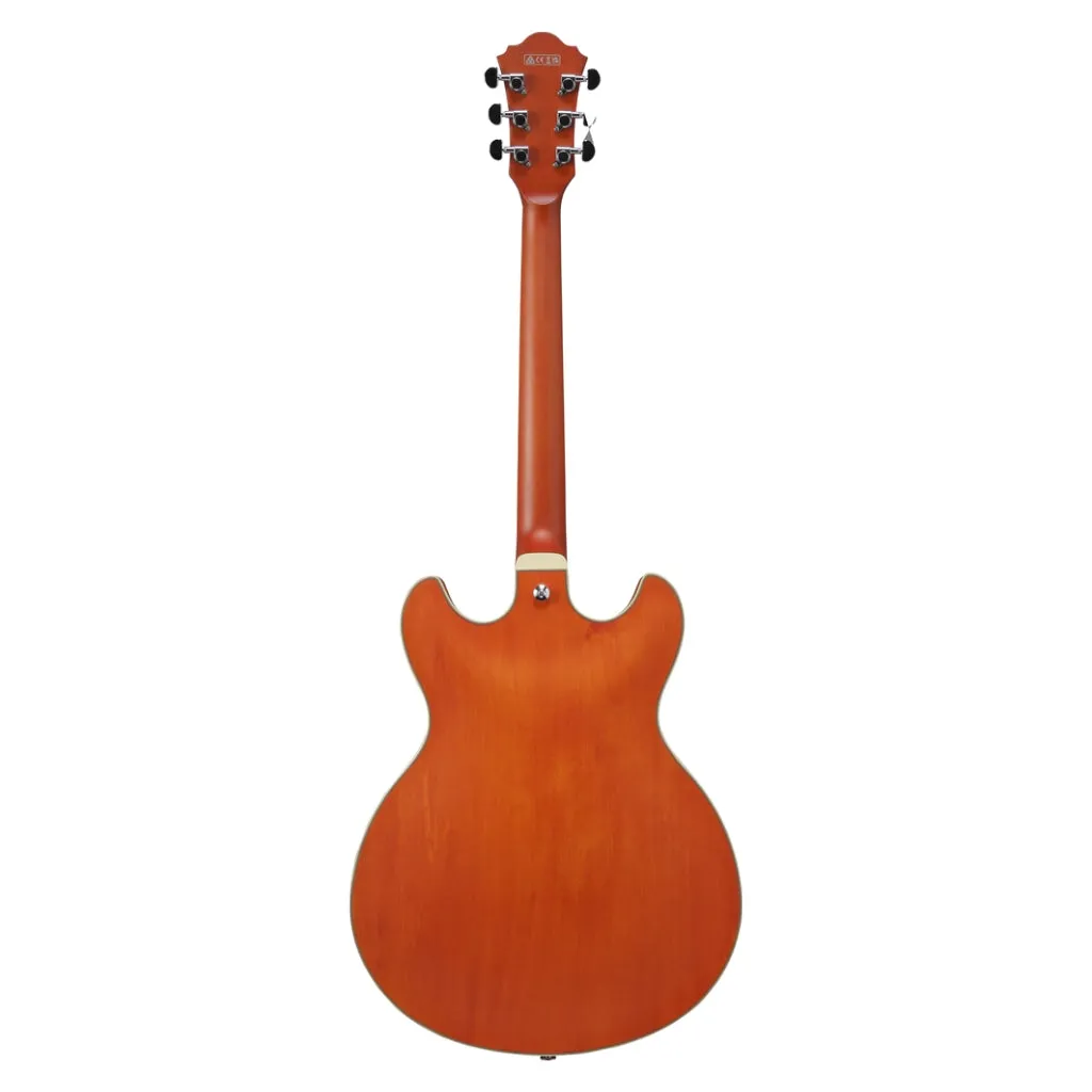 Ibanez AS73T Electric Guitar - Transparent Tangerine Flat