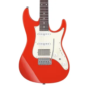 Ibanez AZ2204NW Electric Guitar with Rosewood Fretboard and Case - Vermillion Red
