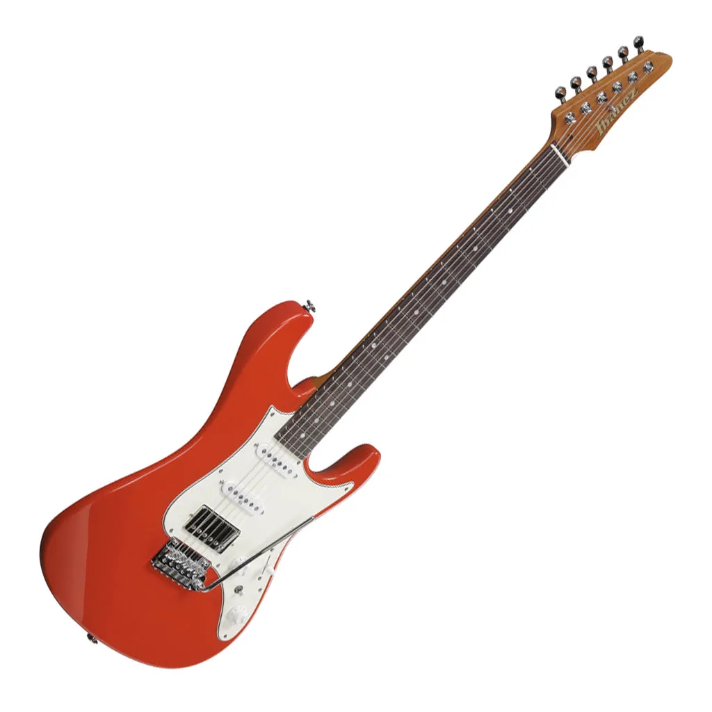 Ibanez AZ2204NW Electric Guitar with Rosewood Fretboard and Case - Vermillion Red