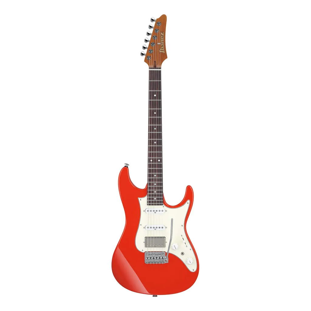 Ibanez AZ2204NW Electric Guitar with Rosewood Fretboard and Case - Vermillion Red