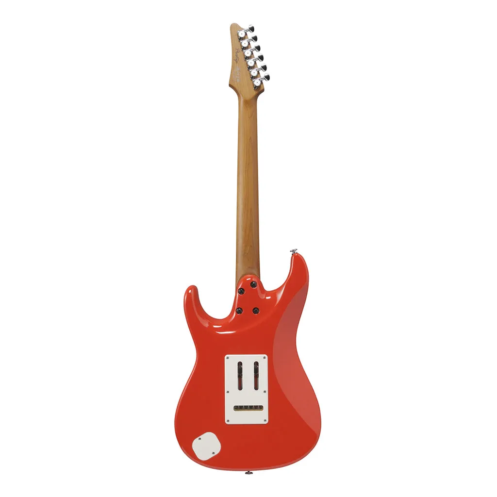 Ibanez AZ2204NW Electric Guitar with Rosewood Fretboard and Case - Vermillion Red