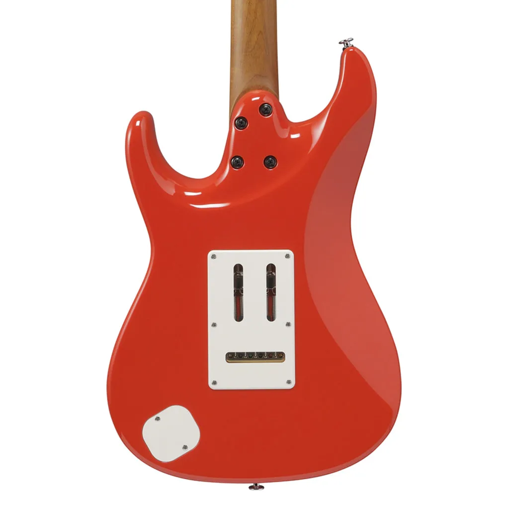 Ibanez AZ2204NW Electric Guitar with Rosewood Fretboard and Case - Vermillion Red