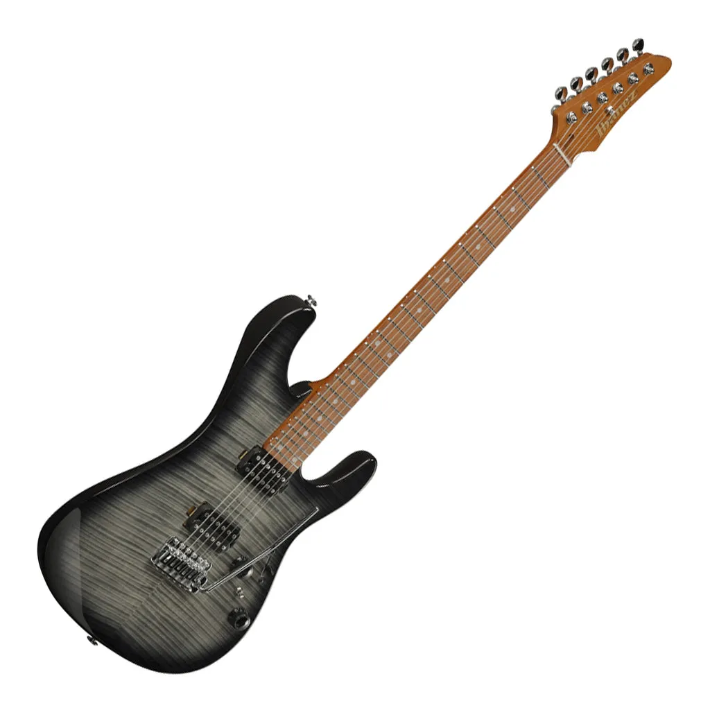 Ibanez AZ24S1F Flamed Maple Top with Jatoba Fretboard - Transparent Black Sunburst