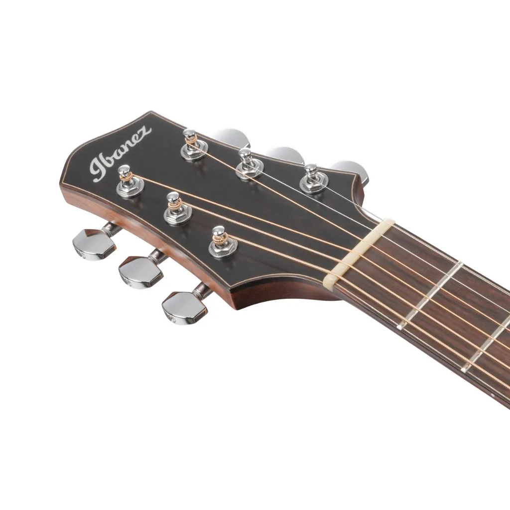 Ibanez PA300E Acoustic Guitar - Natural Satin Top, Natural Low Gloss Back and Sides